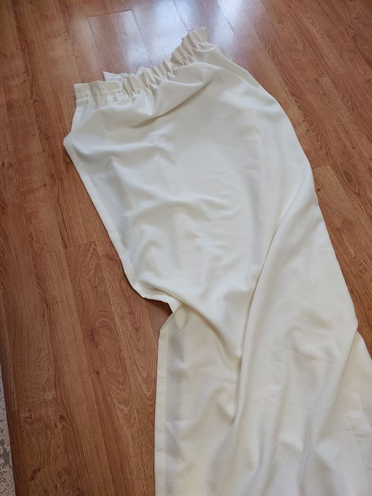 Шторы белые лен новые