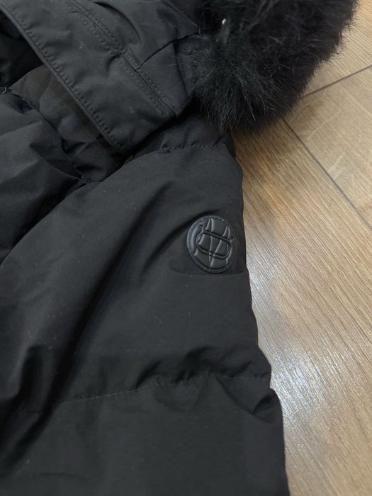 Дамско яке парка с пух Massimo Dutti XS-S със забележка