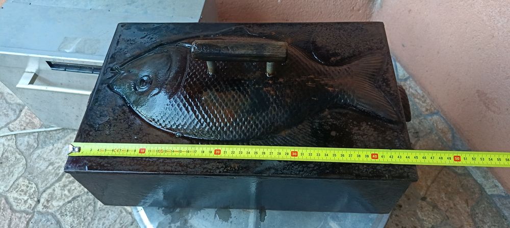 Grill fonta grătar fonta afumătoare peste