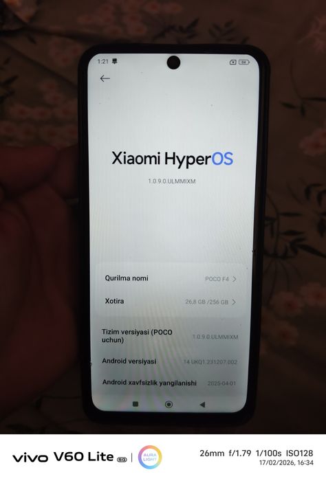 Poco F4 5g 256 gb