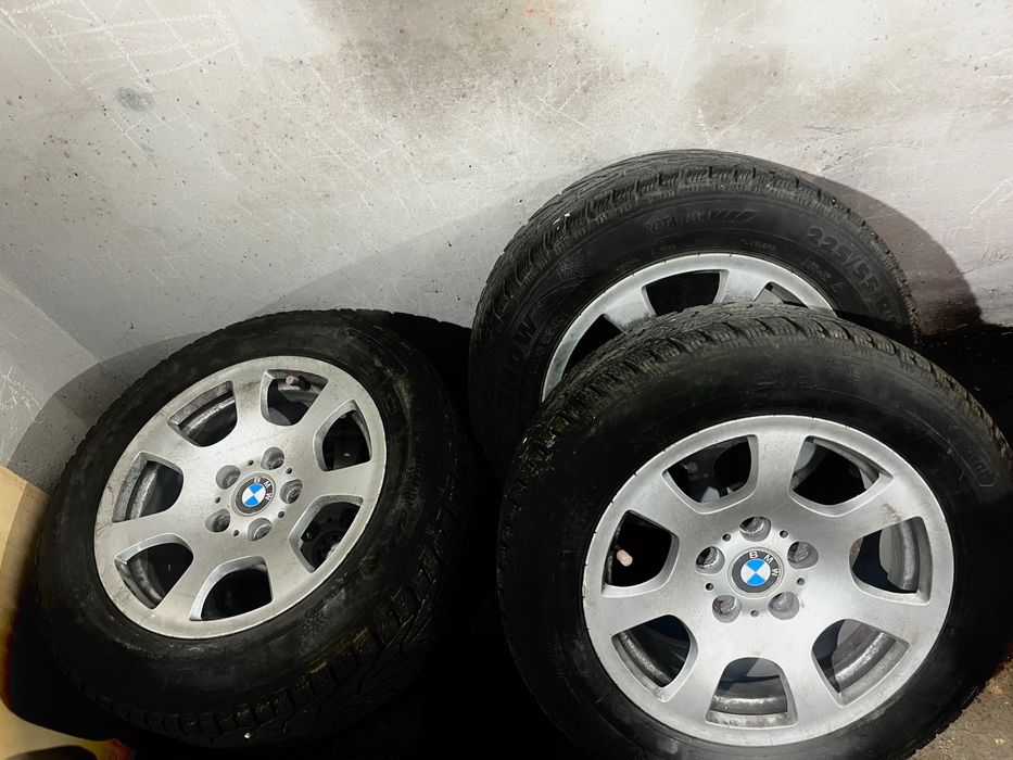 Джанти с зимни гуми за BMW