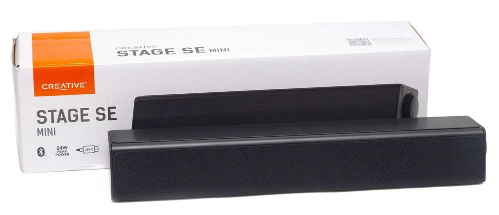 Creative Stage SE mini саундбар, USB-C, Bluetooth, Черен/12 м.г.