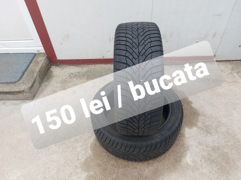 150 lei bucata! Doua anvelope M+S/IARNA 225 45 r18 Kumho dot 2022