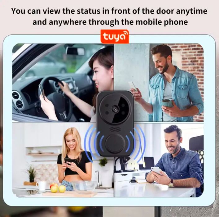 Безжичен Звънец с Камера / Видео Звънец за Врата