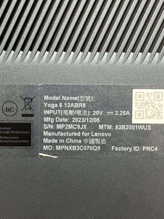 Lenovo YOGA 6 13ABR8