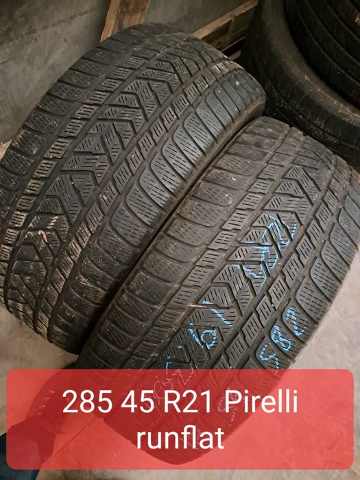* 2 anvelope 285/45 R21 Pirelli runflat BMW