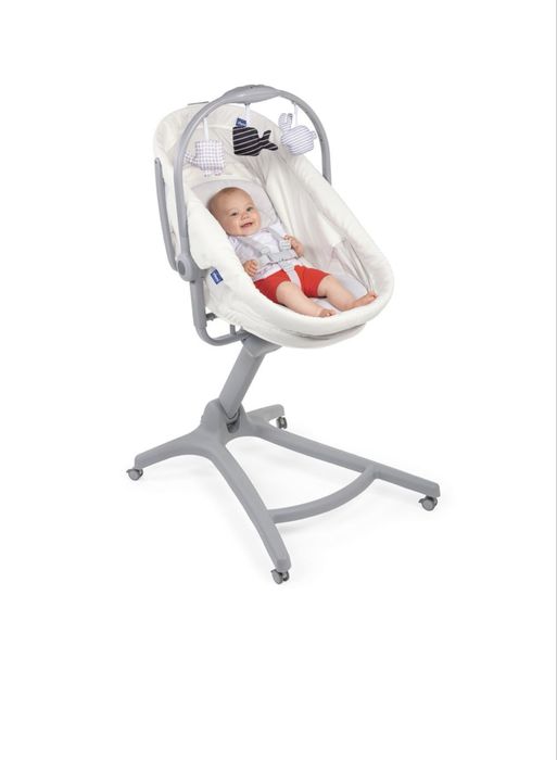 Кошара CHICCO Мултифункционално кошче 4в1 BABY HUG AIR WHITE SNOW
