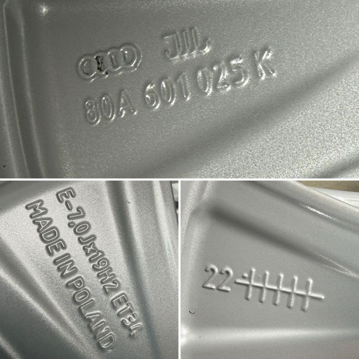 4бр. ПОЧТИ ЧИСТО НОВИ 19” ОРИГИНАЛНИ Джанти 5х112 за *AUDI Q5/AUDI/VW/SKODA/SEAT/VAG* 7Jx19H2, ET34