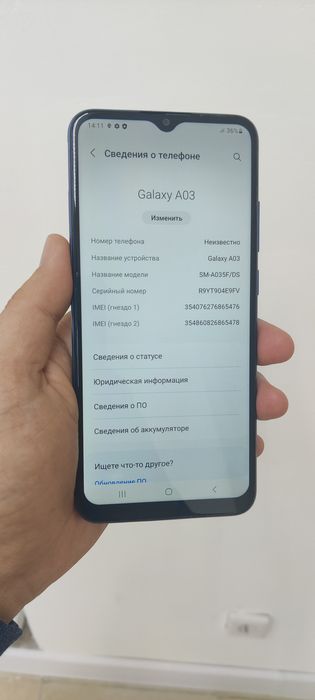 Продам Самсунг А03.