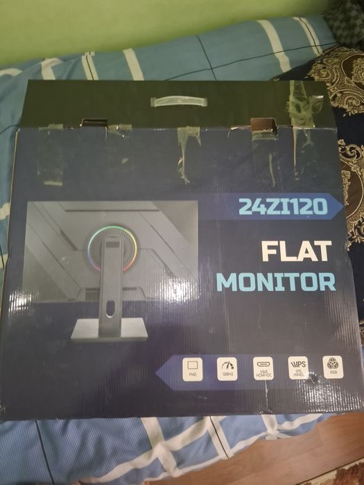 ZIFFLER 24ZI120 FLAD MONITOR FHD 120HZ VGA hdm+dc ips panel rgb