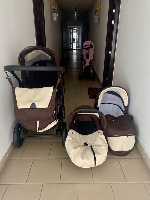 Krausman - Carucior 3 in 1 Combo Max Dark Brown