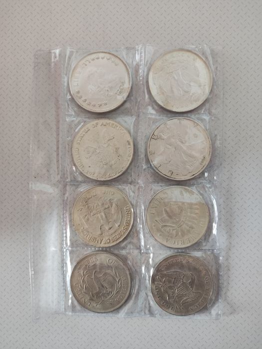 Американски долар лот от 8бр реплика