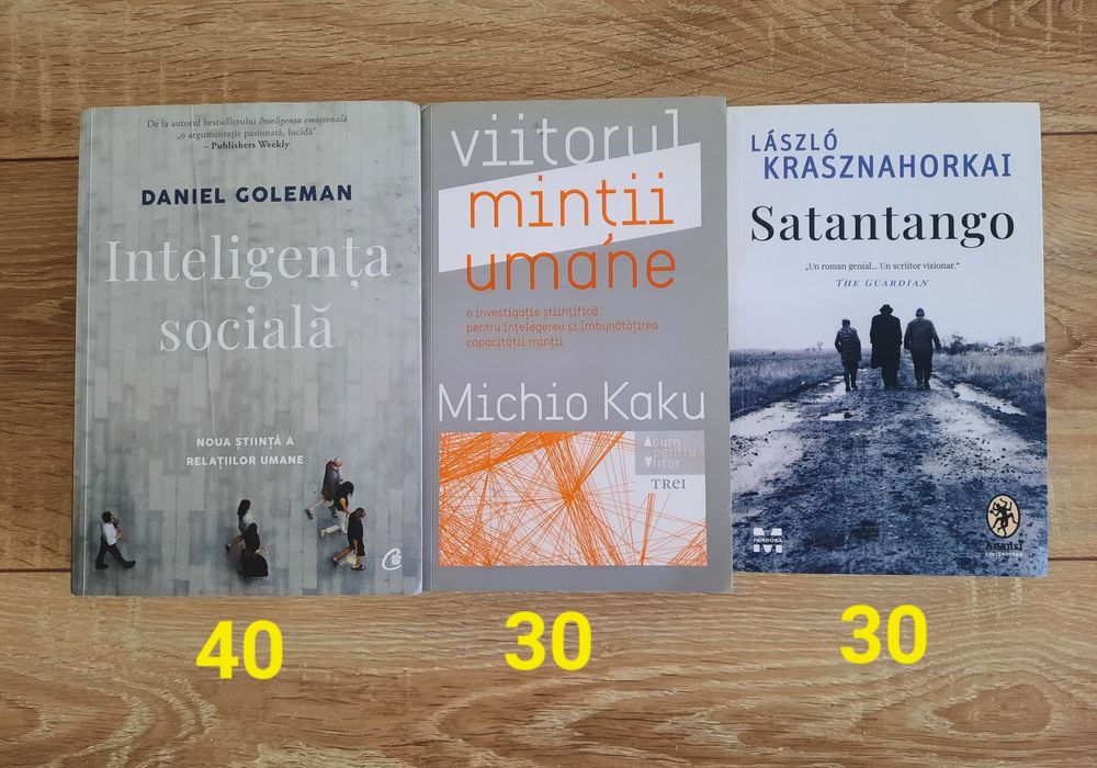 Cărți dezvoltare personală + altele