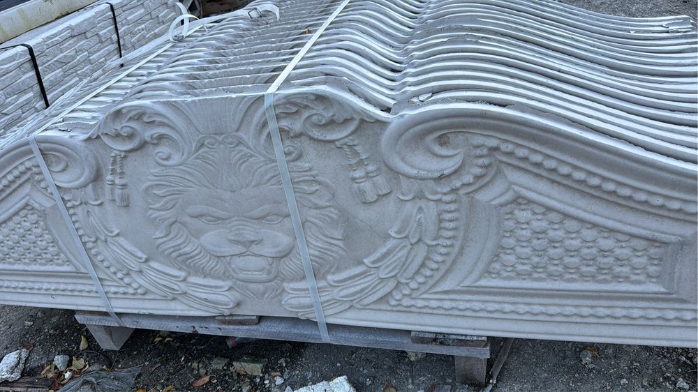 Gard placi beton stalpi