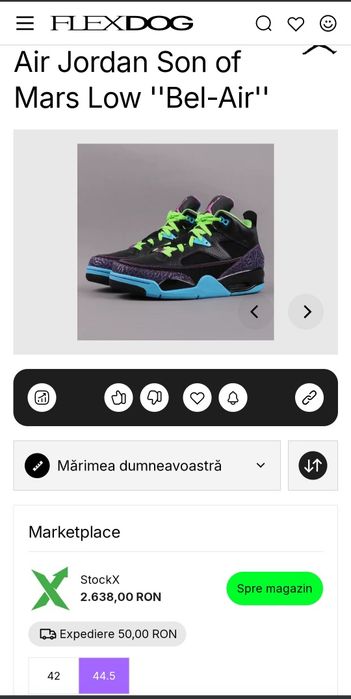 Adidași Air Jordan Son of Mars Low "Bel-Air"