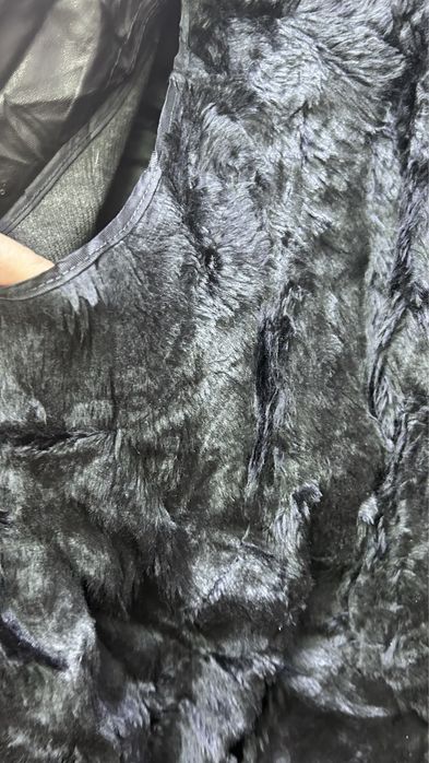 Кожанный натур плащ мужской