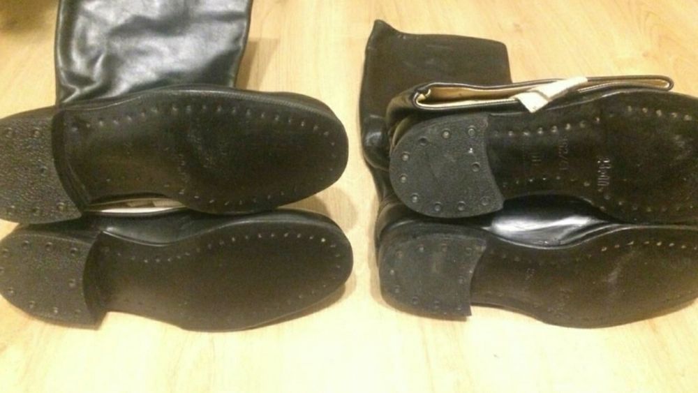 Офицерские хромовые сапоги.