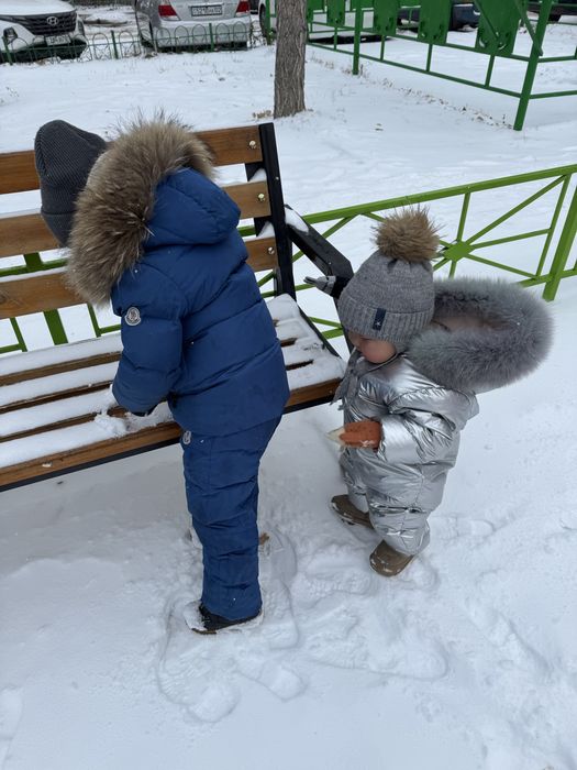 Зимный комбинизон пух натуральный
