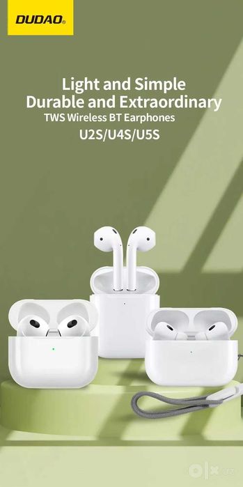 Беспроводные наушники DUDAO U2S / U4S / U5S TWS (Bluetooth 5.3)