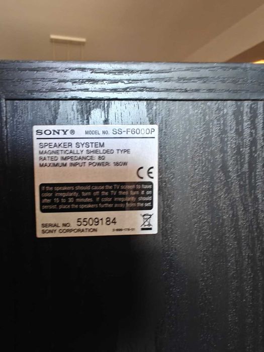 Boxe Sony SS F6000P