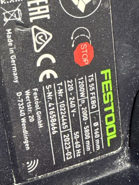 Festool TS 55 FEBQ Circular