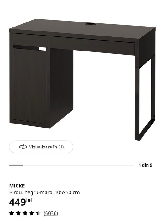 Set birou + scaun Ikea stare EXCELENTA!