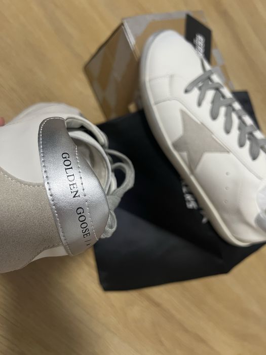 Adidasi Golden Goose White/Silver