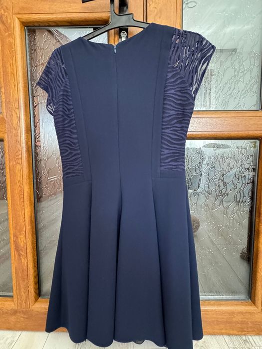 Rochie elegantă bleumarin Dorota, mărimea 40
