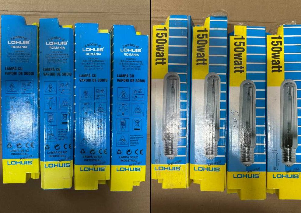 Becuri cu vapori (gaze rare) 240V – lichidare stoc– pachet