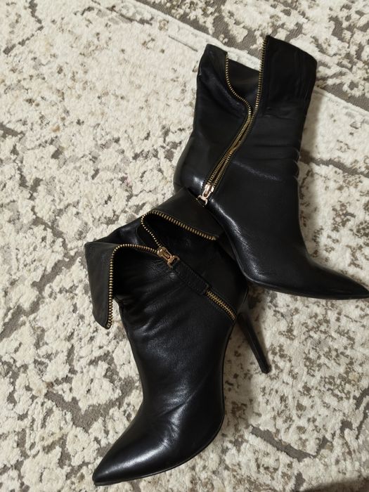 Ботильоны б/у. Кожа натуральная.