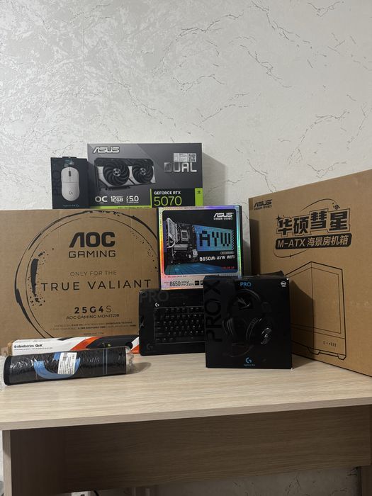 Мощный сетап полный набор 7800XD+RTX5070