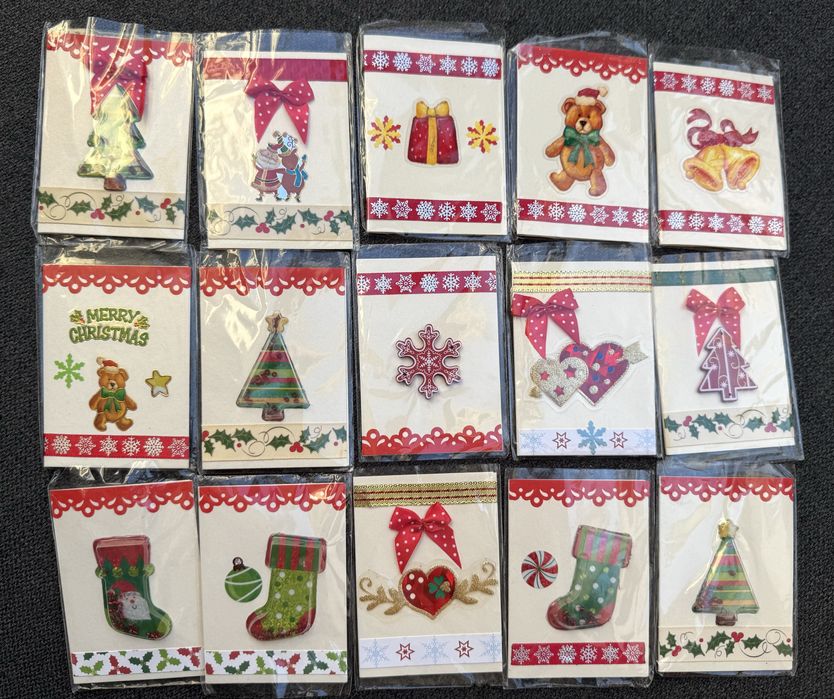 Ръчно изработени коледни картички