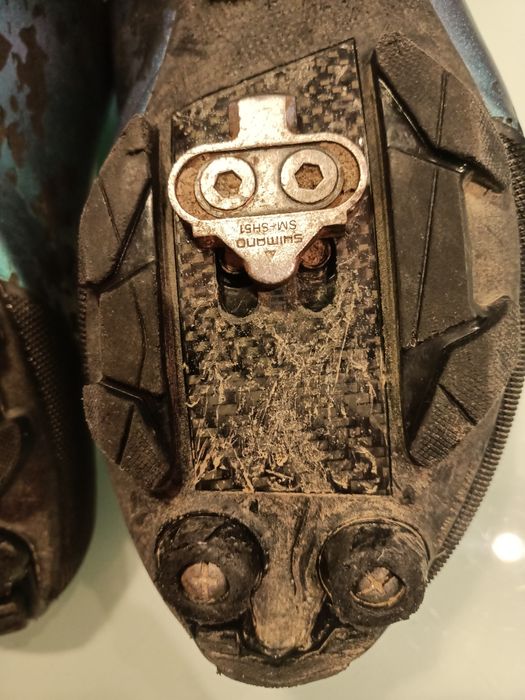 Northwave REBEL 3 - pantofi pentru ciclism MTB XC - ALBASTRU VERDE