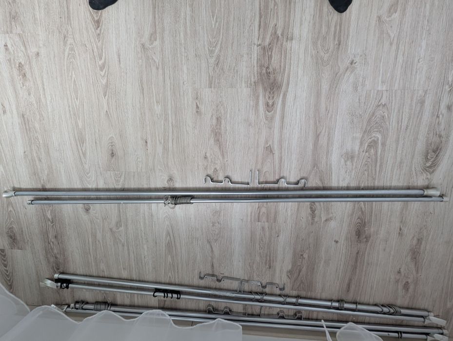 Sina/bagheta perdea/draperie Ikea 4 bucati
