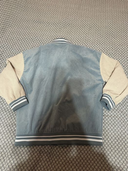 Бомбер синий