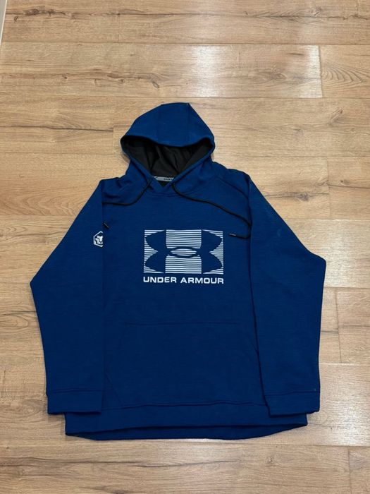 худи синий under arnour