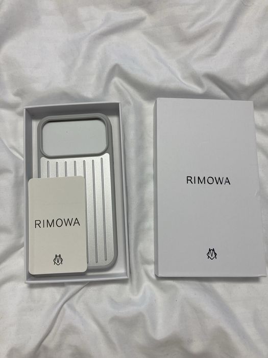 Rimowa Silver iPhone 17 Pro Max Case ( husa ) ( carcasa) ( gri )