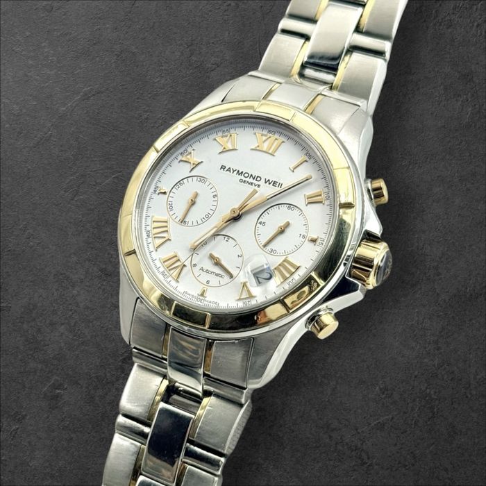 Raymond Weil Parsifal Automatic Chronograph | 18K Злато & Стомана | 57 Jewels мъжки шеейцарски часовник