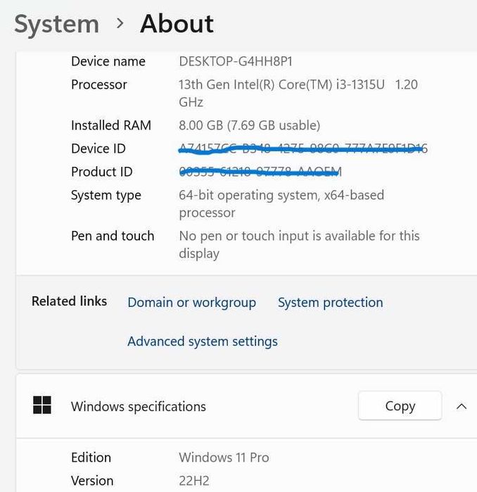 Нов лаптоп Dell Latitude с 6-ядрен i3-1315U и 14'' FHD 256 GB гаранция