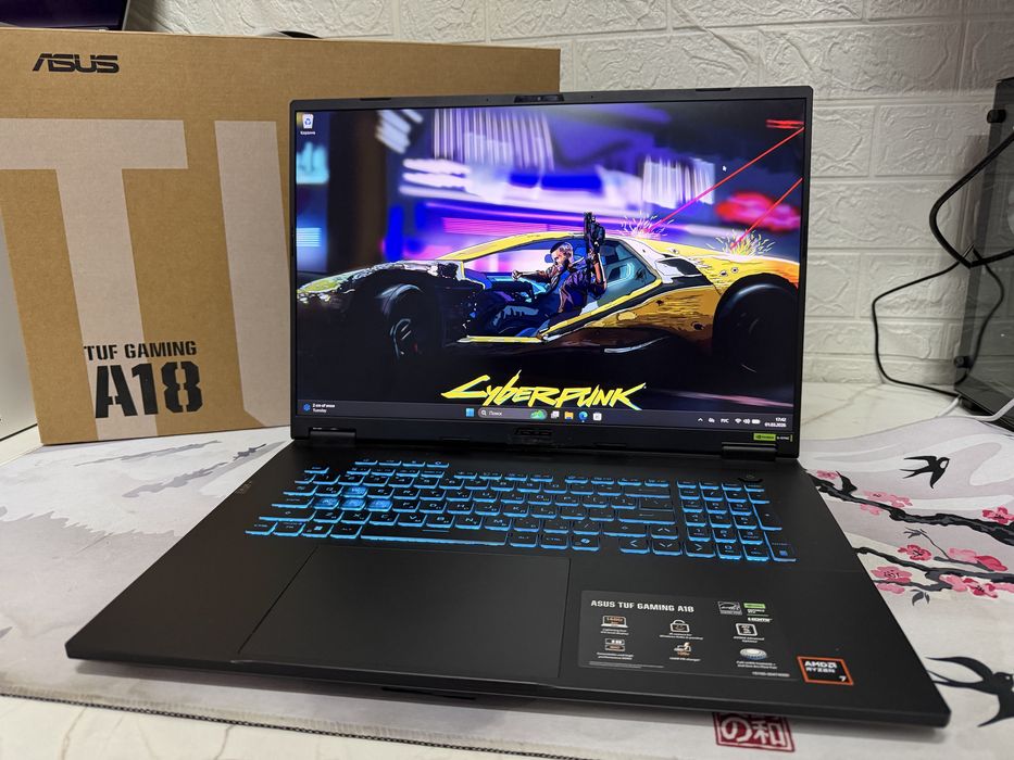 НОВЫЙ ASUS TUF Gaming A18 RTX 5060/Ryzen 7 260W/16Gb/SSD512GB/144Hz
