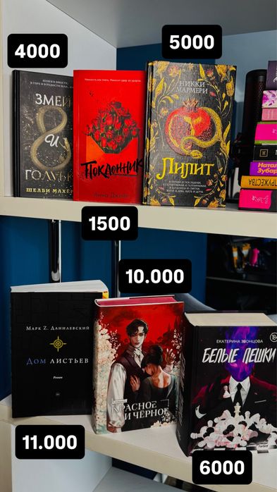 Книги от 500 тенге.