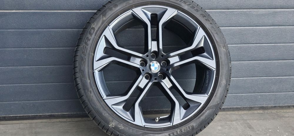 Jante BMW X5 G05 X6 G06 style 744 feeryc grey model Luxury Line 315 35 21/275 40 21 Pirelli RSC * profil foarte bun