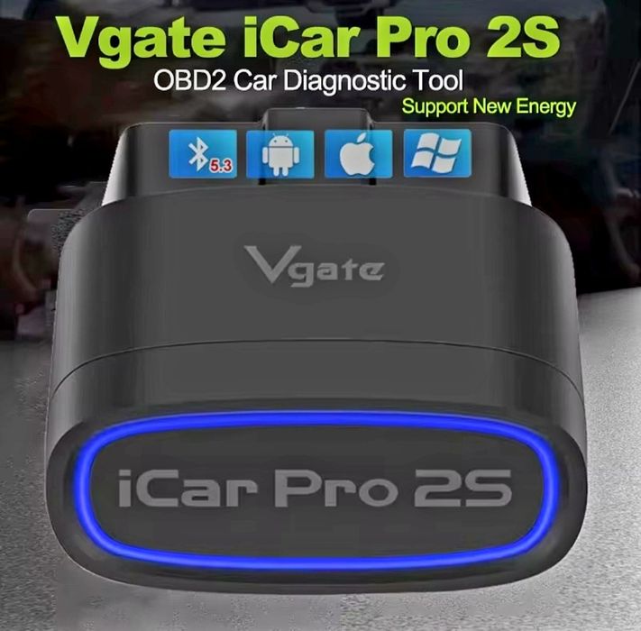 Vgate iCar Pro 2S - Професионална OBD2 Диагностика (iOS, Android, PC)
