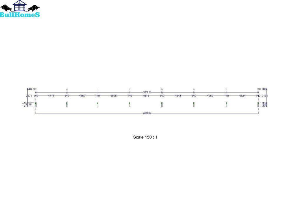 ЛИЗИНГ - Конструкция за Навес - 210м2.