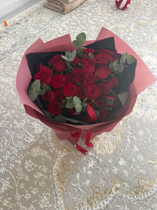 цветы тараз арзан роза