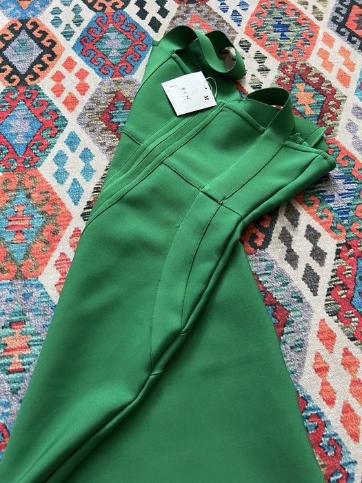 Rochie verde bandage xs