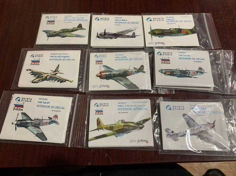 3D-декали для сборных моделей (QUINTA STUDIO)