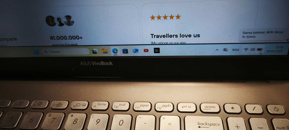 Laptop Asus Vivobook S15 15.6" FHD i5-8265U, 16GB, SSD 128GB, HDD 1TB