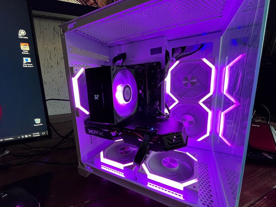 Unitate pc Gaming i5 16gb ram, TPM 2.0 nativ ssd m2 Nvme video AMD 8 gb