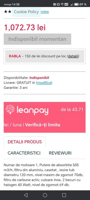 Hota franke  incorporabila